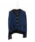 Spick and Span（スピックアンドスパン）の古着「ツイードニットカーディガン」｜ネイビー
