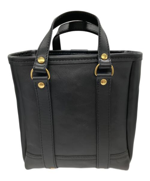 Herz（ヘルツ）Herz (ヘルツ) バケツ型トート ブラックの古着・服飾アイテム