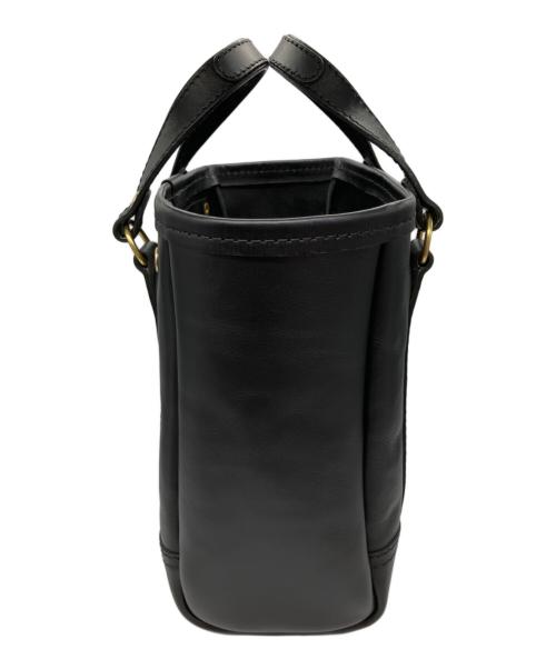 Herz（ヘルツ）Herz (ヘルツ) バケツ型トート ブラックの古着・服飾アイテム