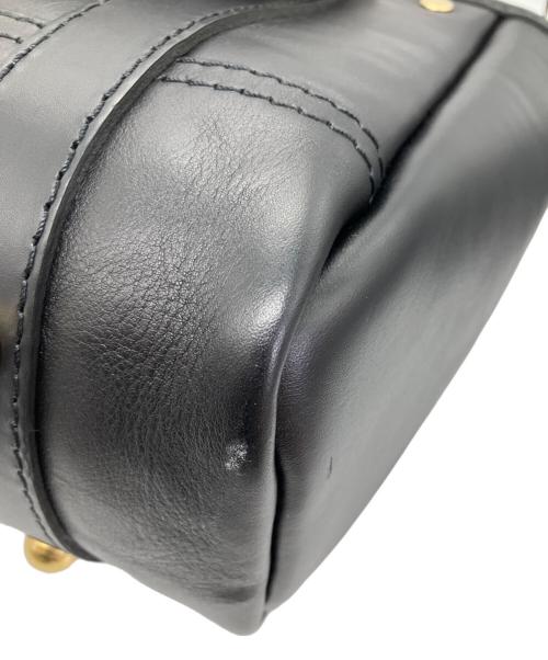 Herz（ヘルツ）Herz (ヘルツ) バケツ型トート ブラックの古着・服飾アイテム