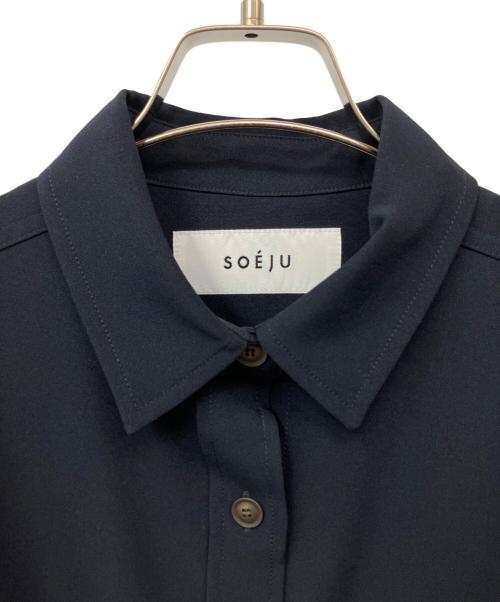 SOEJU（ソージュ）SOEJU (ソージュ) ソフトオックスシャツワンピース ネイビー サイズ:Sの古着・服飾アイテム