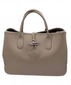 LONGCHAMPロンシャン）の古着「トートバッグ」｜ベージュ