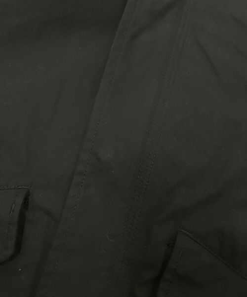 WYM LIDNM（ウィム バイ リドム）WYM LIDNM (ウィム バイ リドム) LAYERED 3WAY MILITARY BLOUSON ブラック サイズ:Mの古着・服飾アイテム