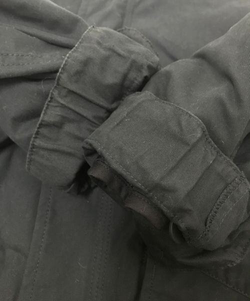 WYM LIDNM（ウィム バイ リドム）WYM LIDNM (ウィム バイ リドム) LAYERED 3WAY MILITARY BLOUSON ブラック サイズ:Mの古着・服飾アイテム
