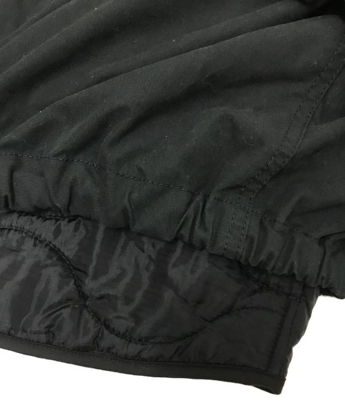 WYM LIDNM（ウィム バイ リドム）WYM LIDNM (ウィム バイ リドム) LAYERED 3WAY MILITARY BLOUSON ブラック サイズ:Mの古着・服飾アイテム