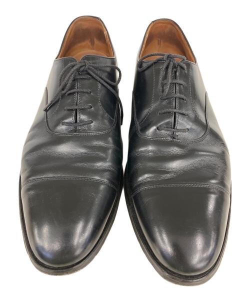 Crockett & Jones（クロケット＆ジョーンズ）Crockett & Jones (クロケット＆ジョーンズ) ストレートチップシューズ ブラック サイズ:9　1/2の古着・服飾アイテム