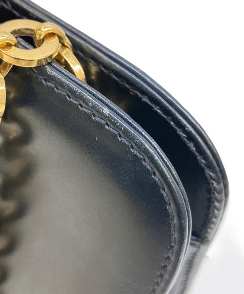 Salvatore Ferragamo（サルヴァトーレ フェラガモ）Salvatore Ferragamo (サルヴァトーレ フェラガモ) ガンチーニチェーンショルダーバッグ ブラックの古着・服飾アイテム