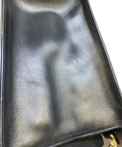 Salvatore Ferragamo（サルヴァトーレ フェラガモ）Salvatore Ferragamo (サルヴァトーレ フェラガモ) ガンチーニチェーンショルダーバッグ ブラックの古着・服飾アイテム