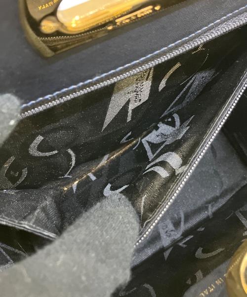 Salvatore Ferragamo（サルヴァトーレ フェラガモ）Salvatore Ferragamo (サルヴァトーレ フェラガモ) ガンチーニチェーンショルダーバッグ ブラックの古着・服飾アイテム