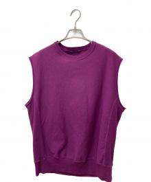 AURALEE（オーラリー）の古着「SUPER MILLED SWEAT SLEEV　A23SP04SM」｜パープル
