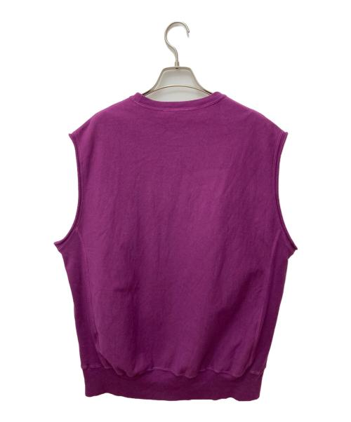 AURALEE（オーラリー）AURALEE (オーラリー) SUPER MILLED SWEAT SLEEV　A23SP04SM パープル サイズ:1の古着・服飾アイテム