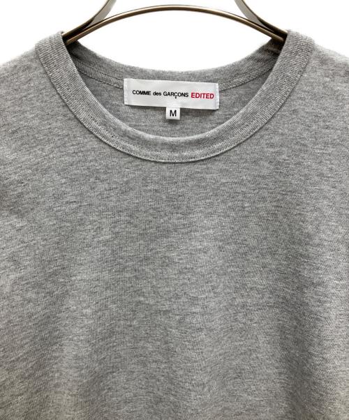 COMME DES GARCONS EDITED（コムデギャルソン エディティッド）COMME des GARCONS EDITED (コムデギャルソン エディティッド) 袖切替カットソー グレー サイズ:Mの古着・服飾アイテム