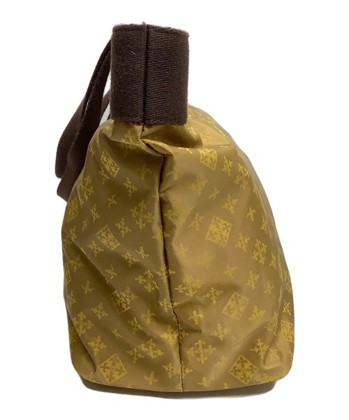 russet（ラシット）russet (ラシット) ラインプリントトートバッグ ブラウンの古着・服飾アイテム