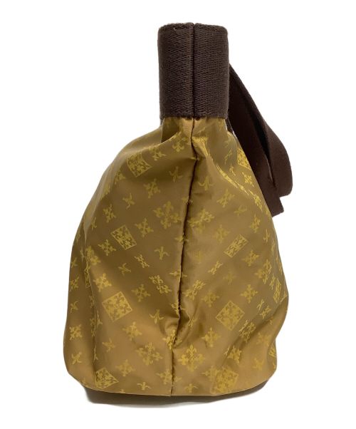 russet（ラシット）russet (ラシット) ラインプリントトートバッグ ブラウンの古着・服飾アイテム