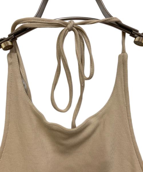 CLANE（クラネ）CLANE (クラネ) HALTER NECK CUP IN TOPS ベージュ サイズ:SIZE 2の古着・服飾アイテム