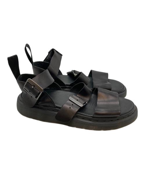 Dr.Martens（ドクターマーチン）Dr.Martens (ドクターマーチン) GRYPHON ストラップサンダル ブラック サイズ:UK６の古着・服飾アイテム