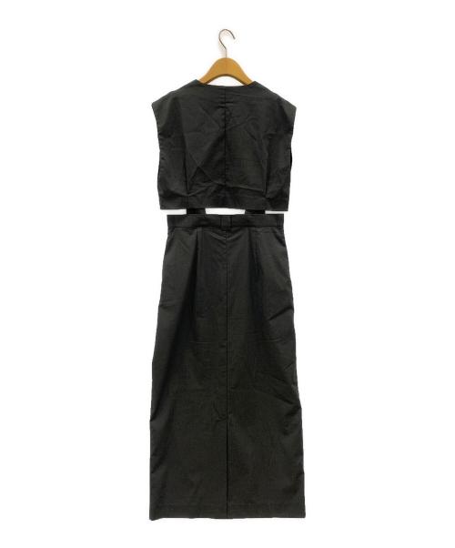 RIM.ARK（リムアーク）RIM.ARK (リムアーク) V-neck tops and SK arrange set グレー サイズ:36の古着・服飾アイテム
