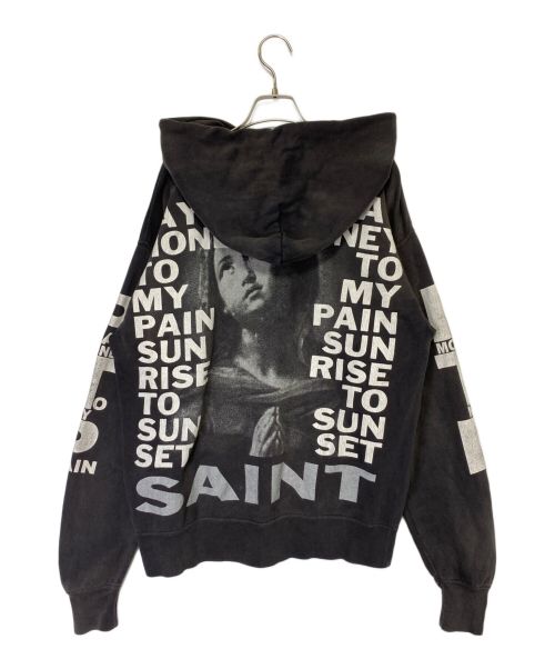SAINT MICHAEL（セントマイケル）SAINT MICHAEL (セントマイケル) PAY MONEY TO MY PAIN (ペイ・マネー・トゥ・マイ ペイン) プルオーバーパーカー ブラック サイズ:Lの古着・服飾アイテム