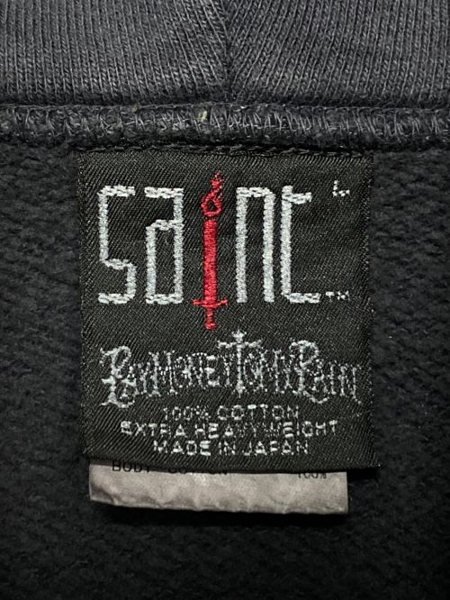SAINT MICHAEL（セントマイケル）SAINT MICHAEL (セントマイケル) PAY MONEY TO MY PAIN (ペイ・マネー・トゥ・マイ ペイン) プルオーバーパーカー ブラック サイズ:Lの古着・服飾アイテム