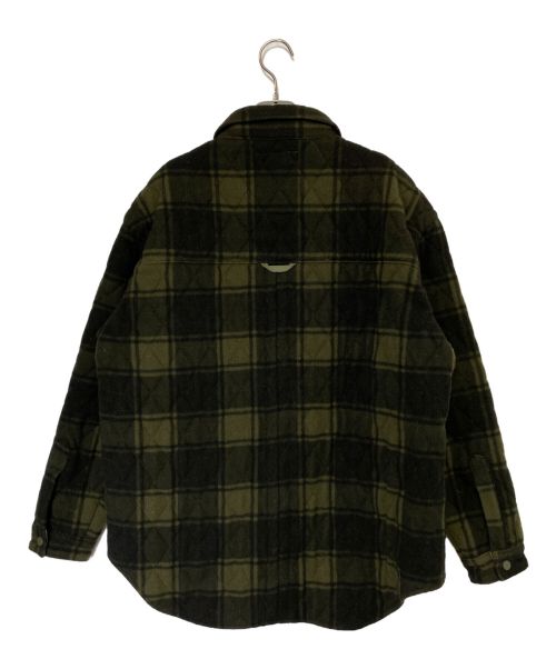 READYMADE（レディメイド）READYMADE (レディメイド) Blanket Check Shirt（ブランケット チェック シャツ） オリーブ サイズ:1の古着・服飾アイテム