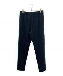 South2 West8（サウスツー ウエストエイト）の古着「サイドライントラックパンツ」｜ブラック×グリーン