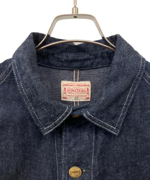 BONCOURA（ボンクラ）BONCOURA (ボンクラ) デニムカバーオール インディゴ サイズ:42の古着・服飾アイテム