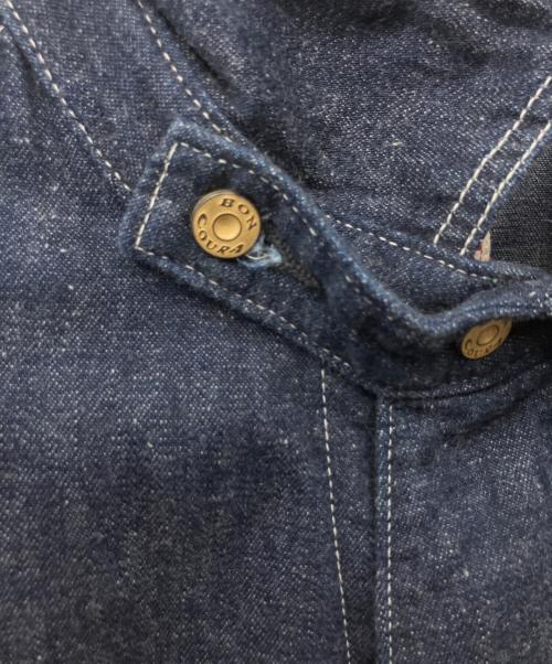 BONCOURA（ボンクラ）BONCOURA (ボンクラ) デニムカバーオール インディゴ サイズ:42の古着・服飾アイテム