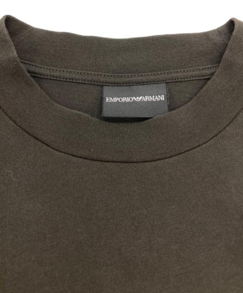 EMPORIO ARMANI（エンポリオ アルマーニ）EMPORIO ARMANI (エンポリオアルマーニ) ロングスリーブカットソー グレー サイズ:Lの古着・服飾アイテム