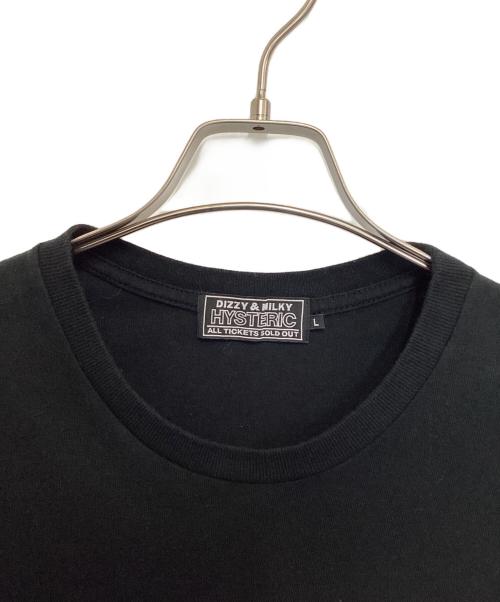 Hysteric Glamour（ヒステリックグラマー）Hysteric Glamour (ヒステリックグラマー) VIXEN GIRL刺繍 Tシャツ ブラック サイズ:Lの古着・服飾アイテム