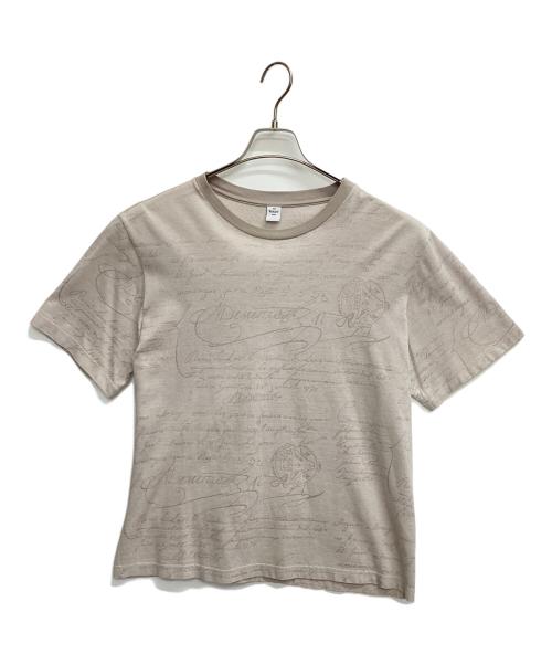 Berluti（ベルルッティ）Berluti (ベルルッティ) スクリット ピケ Tシャツ ベージュ サイズ:Mの古着・服飾アイテム