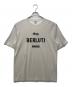 Berluti（ベルルッティ）の古着「ブラウン ロゴTシャツ」｜ホワイト×ブラウン