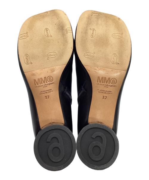 MM6 Maison Margiela（エムエムシックスメゾンマルジェラ）MM6 Maison Margiela (エムエムシックスメゾンマルジェラ) アンクルブーツ ブラック サイズ:37の古着・服飾アイテム