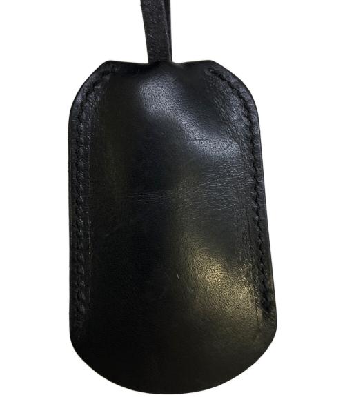 CHACOLI HYKE（チャコリ ハイク）CHACOLI HYKE (チャコリ ハイク) leather drawstring bag ブラックの古着・服飾アイテム