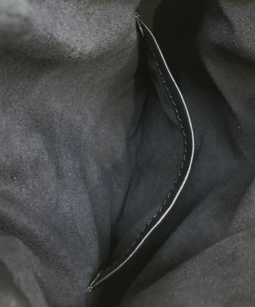 CHACOLI HYKE（チャコリ ハイク）CHACOLI HYKE (チャコリ ハイク) leather drawstring bag ブラックの古着・服飾アイテム