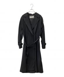 ADORE（アドーア）の古着「コットンツイルロングコート」｜ブラック