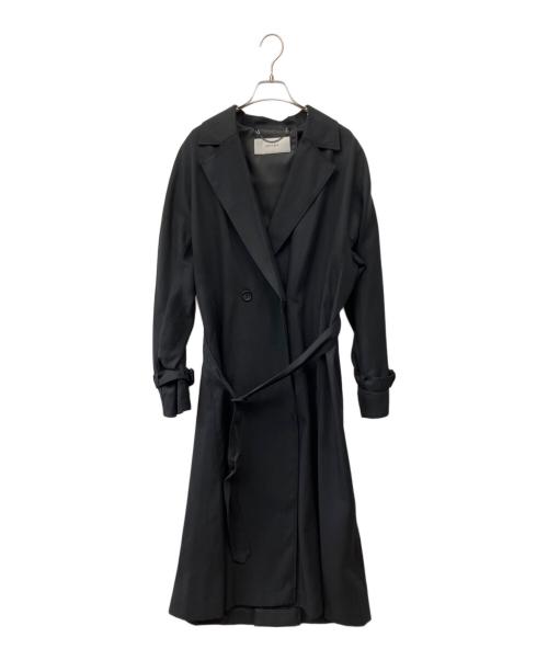 ADORE（アドーア）ADORE (アドーア) コットンツイルロングコート ブラック サイズ:36の古着・服飾アイテム