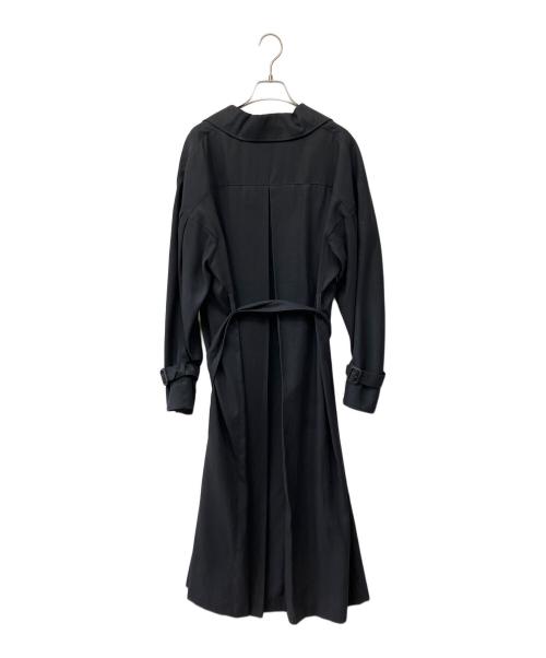 ADORE（アドーア）ADORE (アドーア) コットンツイルロングコート ブラック サイズ:36の古着・服飾アイテム