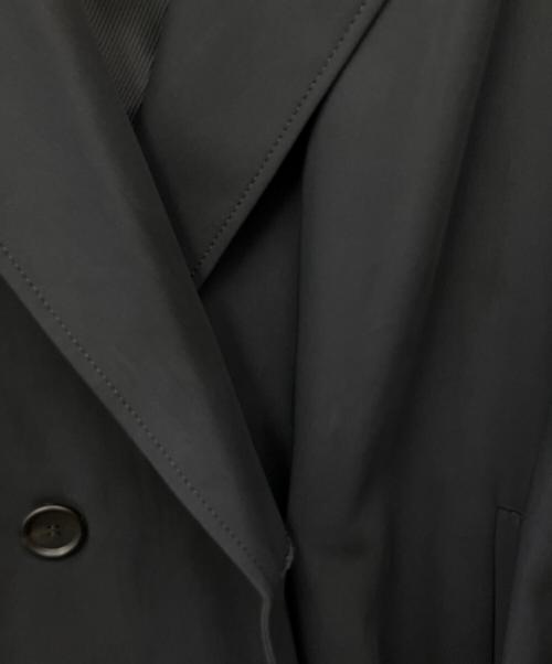 ADORE（アドーア）ADORE (アドーア) コットンツイルロングコート ブラック サイズ:36の古着・服飾アイテム