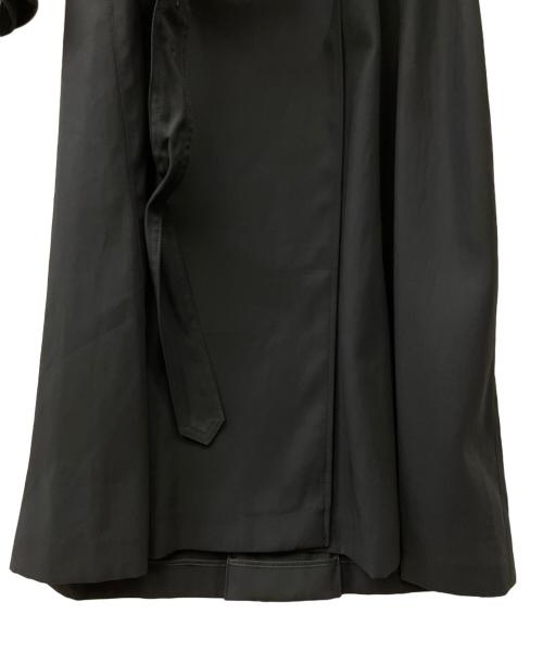 ADORE（アドーア）ADORE (アドーア) コットンツイルロングコート ブラック サイズ:36の古着・服飾アイテム