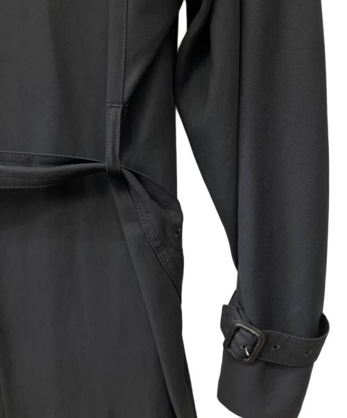 ADORE（アドーア）ADORE (アドーア) コットンツイルロングコート ブラック サイズ:36の古着・服飾アイテム