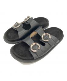 JIMMY CHOO（ジミーチュウ）の古着「MARGA FLAT」｜ブラック