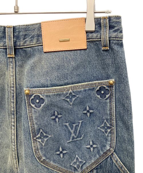 LOUIS VUITTON（ルイ ヴィトン）LOUIS VUITTON (ルイ ヴィトン) 23AW ワークウエア デニム カーペンターパンツ インディゴ サイズ:29の古着・服飾アイテム