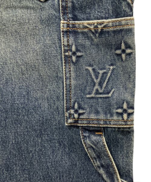 LOUIS VUITTON（ルイ ヴィトン）LOUIS VUITTON (ルイ ヴィトン) 23AW ワークウエア デニム カーペンターパンツ インディゴ サイズ:29の古着・服飾アイテム