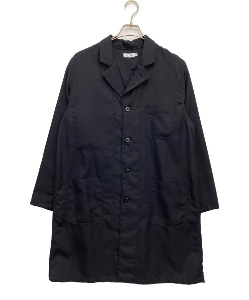 sans limite（サンリミット）Sans limite (サンリミット) ギャバ ショップコート ネイビーの古着・服飾アイテム