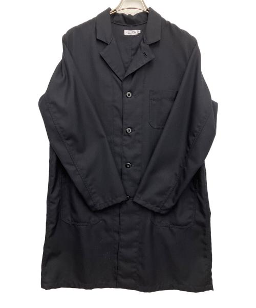 sans limite（サンリミット）Sans limite (サンリミット) ギャバ ショップコート ネイビーの古着・服飾アイテム