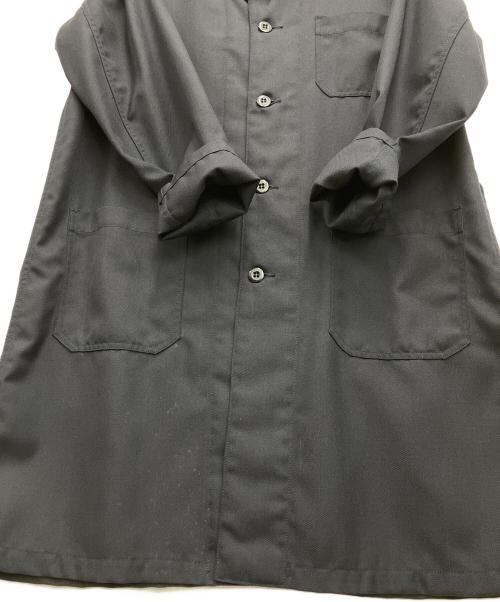 sans limite（サンリミット）Sans limite (サンリミット) ギャバ ショップコート ネイビーの古着・服飾アイテム