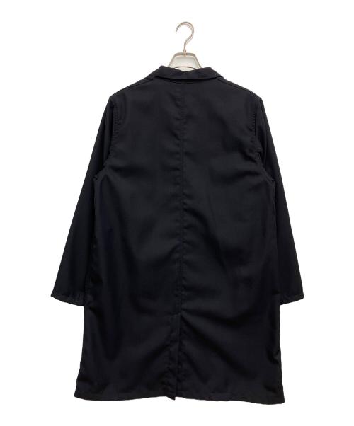 sans limite（サンリミット）Sans limite (サンリミット) ギャバ ショップコート ネイビーの古着・服飾アイテム