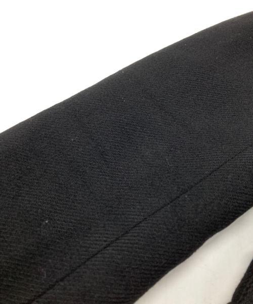 'S Max Mara（エスマックスマーラ）'S Max Mara (エスマックスマーラ) ウールベルテッド比翼コート ブラック サイズ:38の古着・服飾アイテム