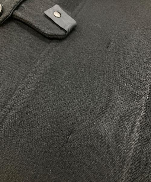 'S Max Mara（エスマックスマーラ）'S Max Mara (エスマックスマーラ) ウールベルテッド比翼コート ブラック サイズ:38の古着・服飾アイテム