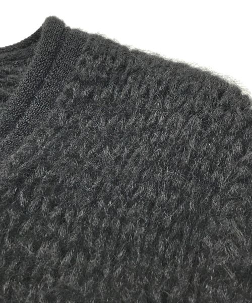 CHANEL（シャネル）CHANEL (シャネル) アルパカニットクロップドカーディガン ブラック サイズ:36の古着・服飾アイテム